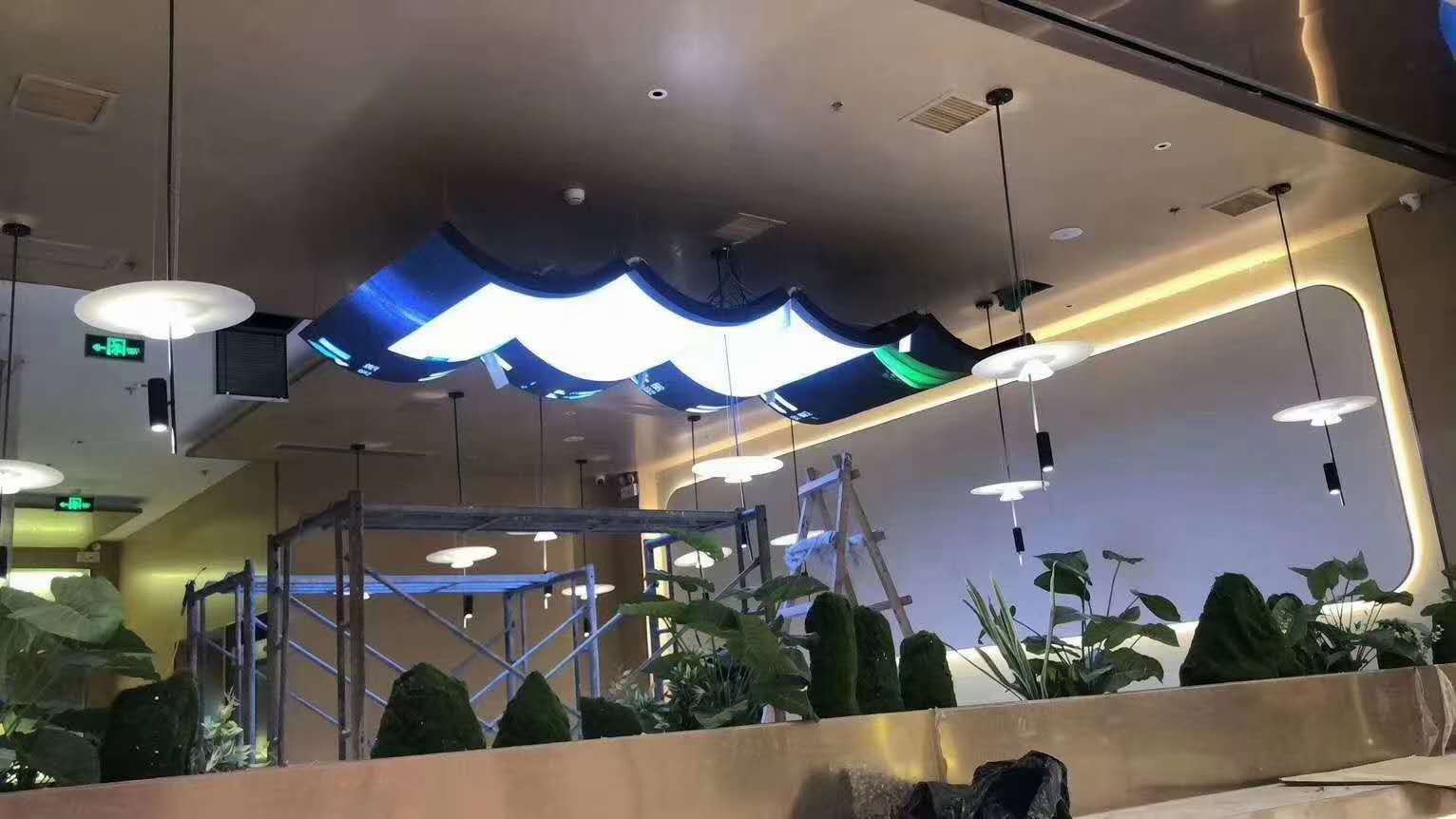波浪顯示屏案例